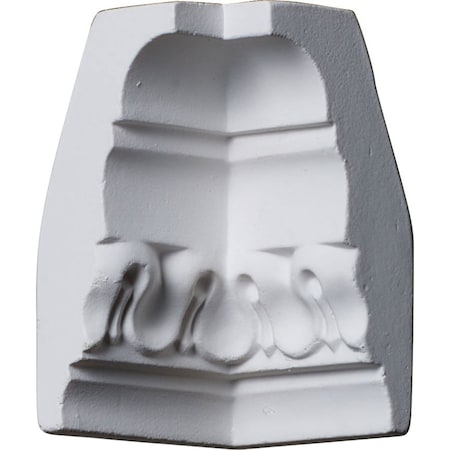 Ekena Millwork 1 1/2"P x 3 1/8"H Inside Corner Moulding (matches moulding MLD03X01X03BE) MIC01X03BE